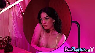 Sweet Evelyn Claire Exposes Her Small Tits And Ass In Sexy Posing Session