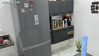 i hired this latina maid with a big ass, and she drove me crazy