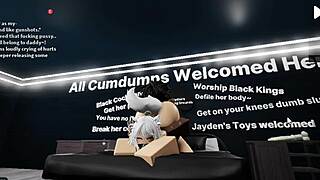 Roblox Cat Girl Gets Blacked - Roblox