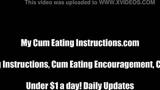 Eat Cum For Spying On Neighbor, Teen Slut!