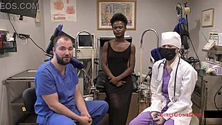 Rina Arem Undergoes A Stimulating Exam With Dildo And Vibrator