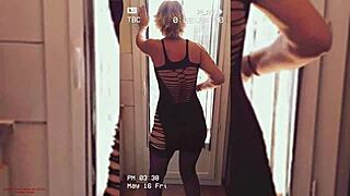 passionate couple dances blues then fucks with monster cock