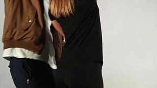 blonde fan eagerly sucks and rides her celebrity idols big black cock