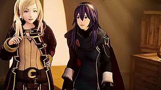 Amateur family meeting in detail