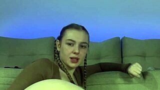 first time anal fuck with big dildo feels amazing