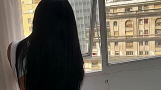 Em quanto a mulher viajava peguei a vizinha gostoso anal latina ass 1on1 big tits pussy orgasm natural tits fitness brazilian.