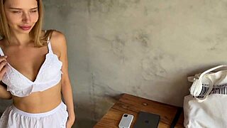 Blonde Moans In Quickie Doggystyle!