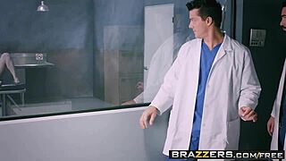 Ashley Fires is crazy for Charles Dera at work