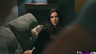 Jane and Natalie share Nathan's monster cock in threesome.