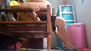 i lent my house for best friend to fuck old stepmother on couch