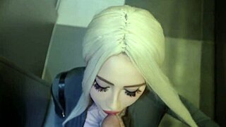 HARD FUCKED stranger in ELEVATOR, public SEX with NEIGHBOR.