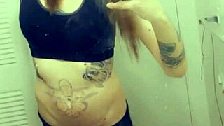 does this tranny grope her cute clitty?