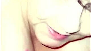 marie gets cumshot facial from big black cock