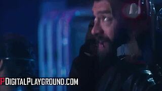 Sloppy Cock Sucking And Riding On Spaceship With Tru Kait.