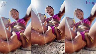 i fingered that sexy latina college girl on the beach, she orgasmed so hard.