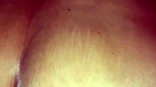 Licking balls and cum on tits