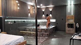 Wow! My Friend Loved Luxury Motel and Released Her Ass!