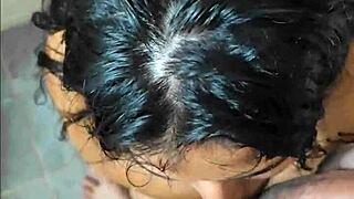 Stepbrother Watches Me Shower Then Fucks My Hairy Pussy Hard