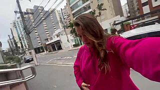 latina couple swaps with friends after dinner