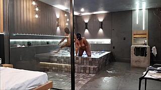 Wow! My Friend Loved Luxury Motel and Released Her Ass!