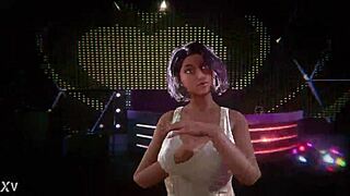 Funky twerking dance with sexy moves