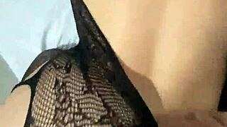 big ass latina in lingerie craves cum