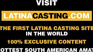 latina casting features tiny 18yo taking rough big dick