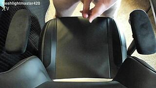 look at this redhead teen spraying massive cum. want to see more?