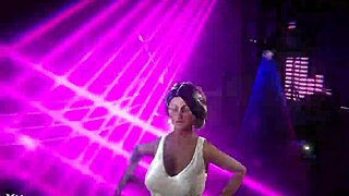 Funky twerking dance with sexy moves