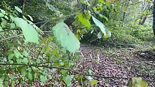 outdoor forest rough sex with teen girl, pussy fucked, cum in mouth, squirted teaser?