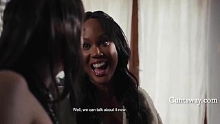 Two girls help ghost cross over with hitachi