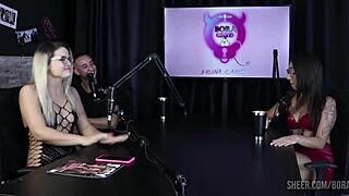 Compilados Da Luciana Picchi No Bora Cast Com Bruna Carlos E Matheus Caetano - Parte 4 Watch On Sheer Red