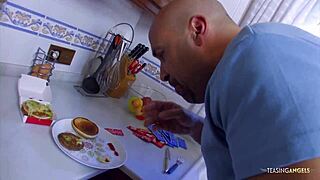 Young asian vixen likes cum on her face