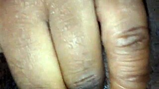 candy cream on wet ebony pussy