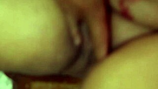 I fucked the latina stepmom in the kitchen and she swallowed