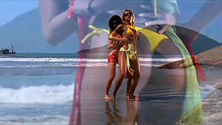 Young Lesbians Share Sensual Kisses While Licking And Toying Tight Shaved Holes Outdoors