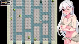 Offering Hole Shrine Maiden Feeder in Ero-Dungeon Part 5