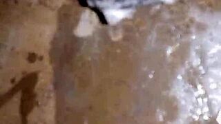 19 year old boy shaves and masturbates big black cock privately