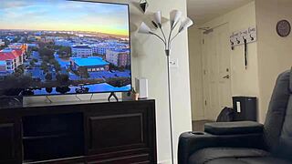 Perfect booty chubby milf bends over for big black cock missionary and doggystyle. She gets muff dived before husband returns home.