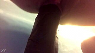 young wife craves massive dildo in her tight pussy