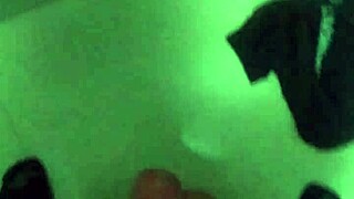 Uh, me jerking off in the bathroom..