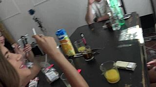 elegant lingerie and chic miniskirts get unveiled in this classy backstage model interview showcase.