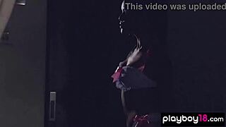 Does Hungarian Ebony Babe Amina Malakona Tease With Her Freshly Shaved Black Pussy?