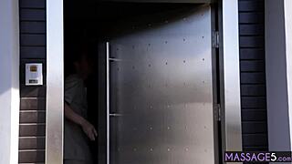 I love how this dirty big ass Latina Carmen Caliente pleased my big cock after her massage session.