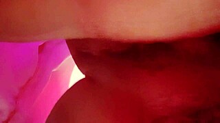 jovencita waits in bed while boyfriend works and shows curvy big ass