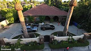 Giulia Diamond FINDS party boring but ENJOYS American's ass action