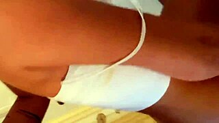 rough anal with bent over brunette babe getting deepthroat and cum on ass 😈🍑