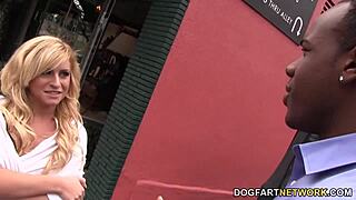 Caprice Capone deepthroats and rides huge black cock in intense POV interracial action