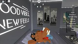 Roblox Sex Scene Depicts Blonde Engaging With Black Partner In Big Ass Encounter