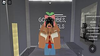 Roblox Sex Scene Depicts Blonde Engaging With Black Partner In Big Ass Encounter